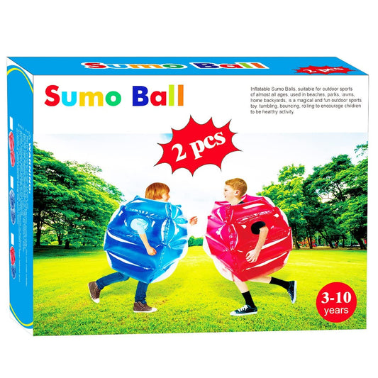 Wuzeautk Bubble Balls for Kids Red and Blue Set of 2