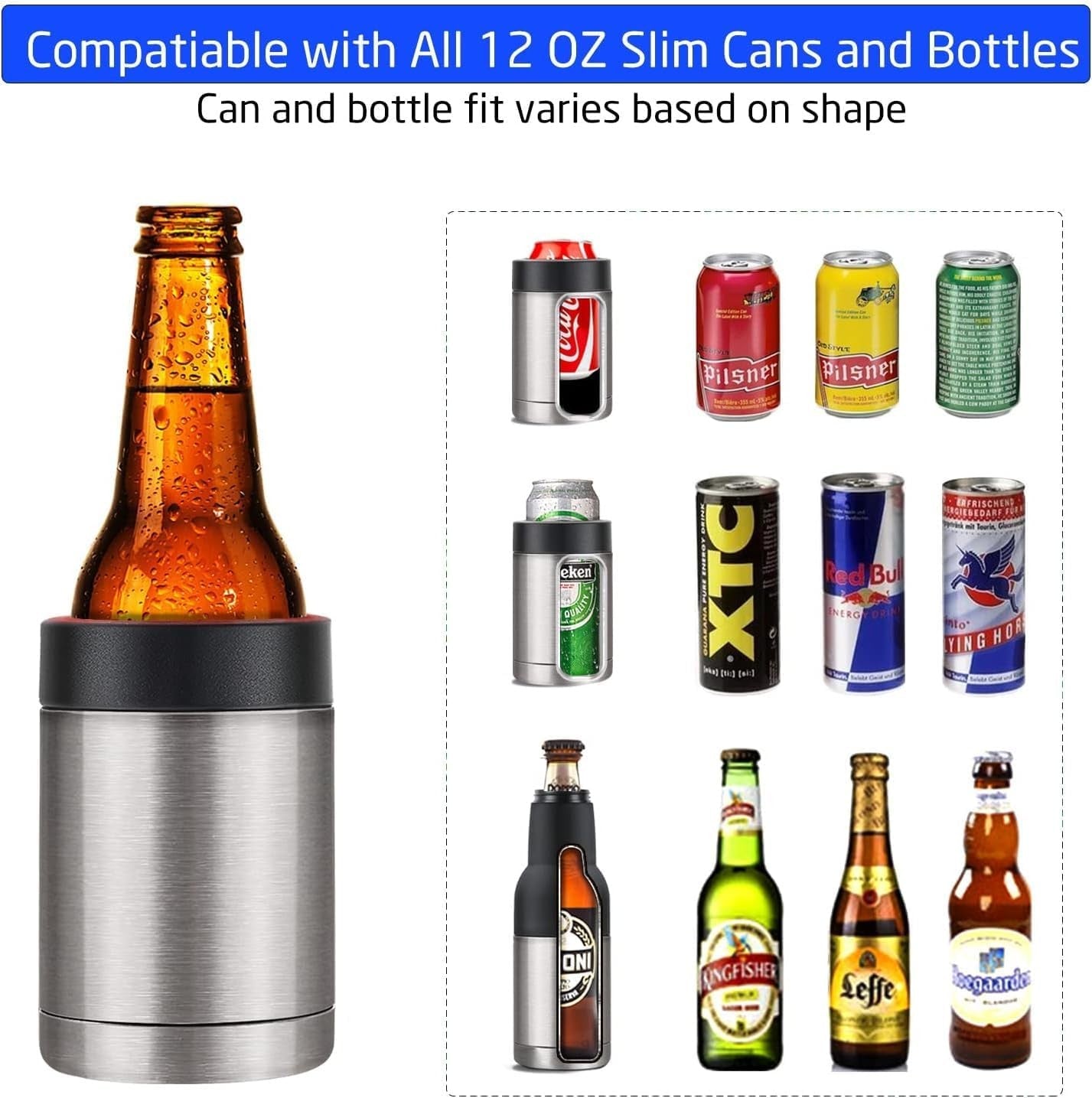 Nineway Premium Beer Cooler and Stubby Holder with Opener Gifts for Lovers
