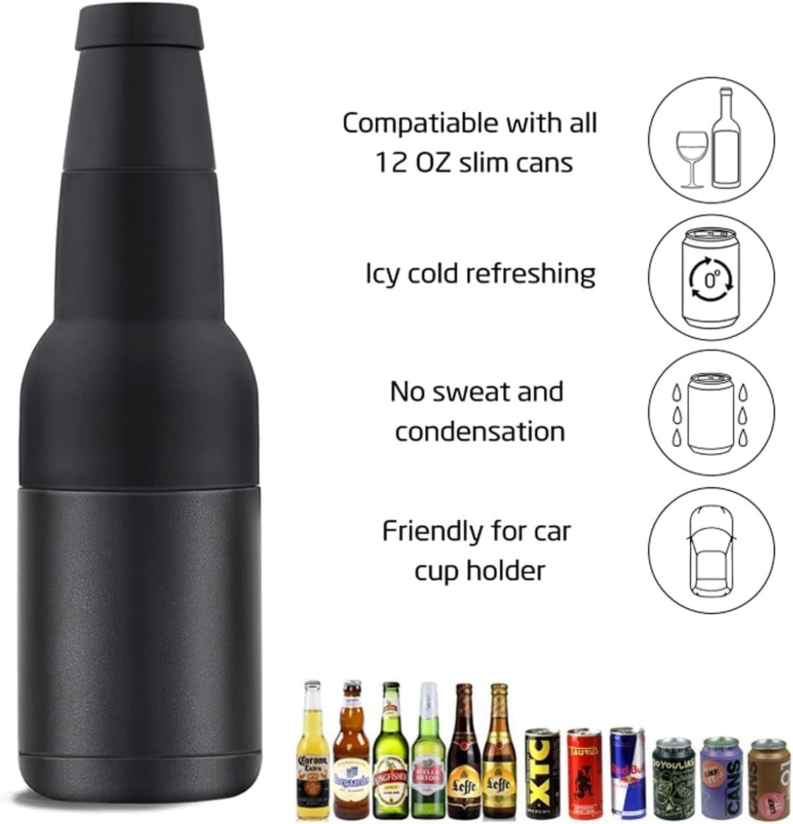 Nineway Premium Beer Cooler and Stubby Holder with Opener Gifts for Lovers