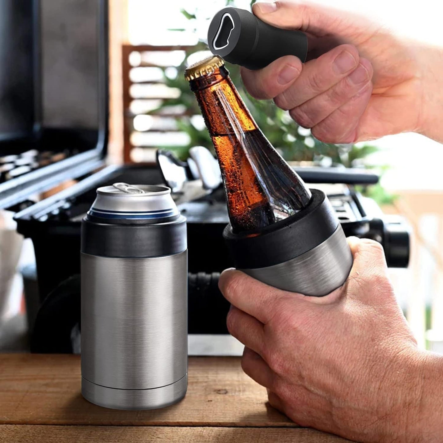 Nineway Premium Beer Cooler and Stubby Holder with Opener Gifts for Lovers