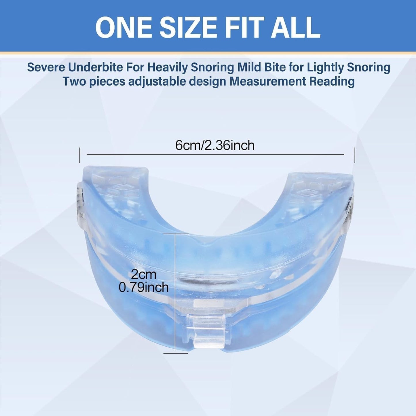 GoTags Anti Snoring Mouthpiece Soft Snore Stopper for Men and Women