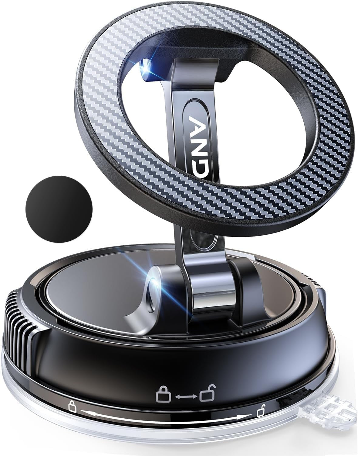 ANDERY RLX10 Car Phone Holder for MagSafe with Strong Suction & 360°...