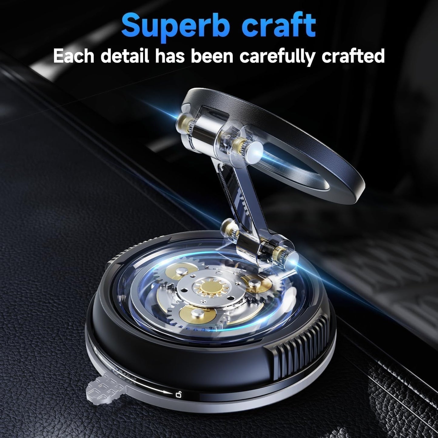 ANDERY RLX10 Car Phone Holder for MagSafe with Strong Suction & 360°...