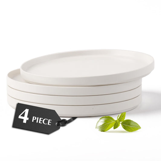 MIAMIO Luxe Collection Ceramic Dinner Plates Set for 4 People