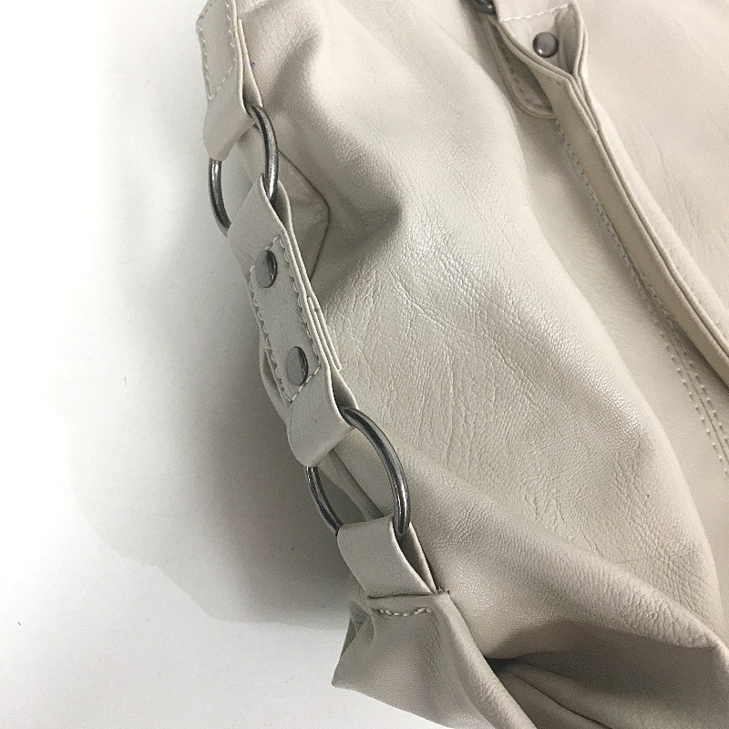 Chocolate & Beige Soft Faux Leather Classic Style Hand Bag Matching Set NEW