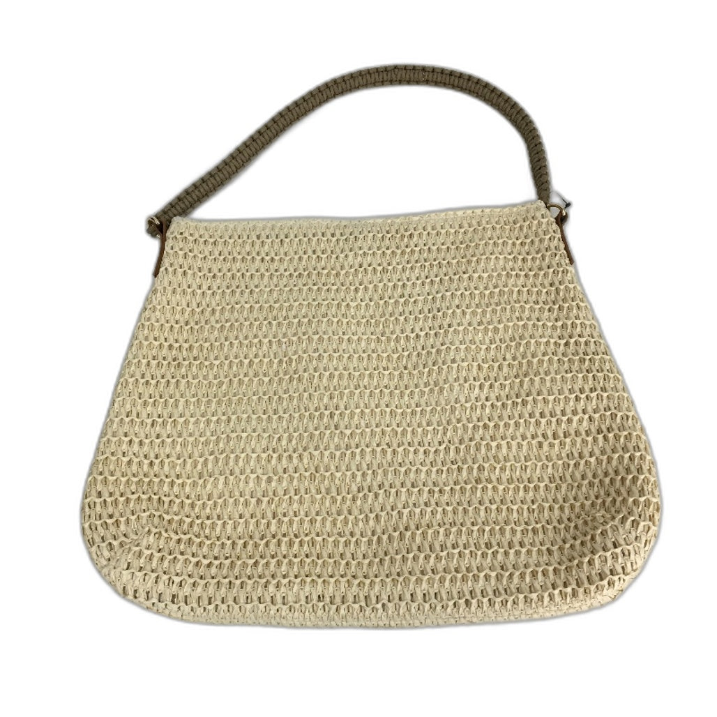 Mocha Brown & Olive Green Rope Handled Woven Fibre Style Market Tote Bag Set NEW