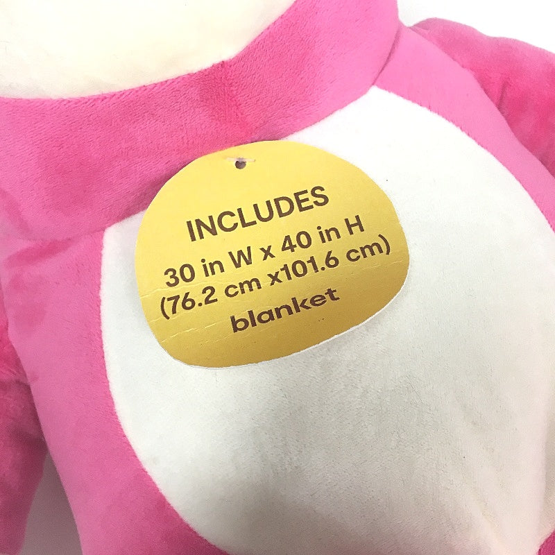 Disney Pixar Toy Story Pink Lotso Bear 33cm Plush Toy With 100cm Blanket NEW