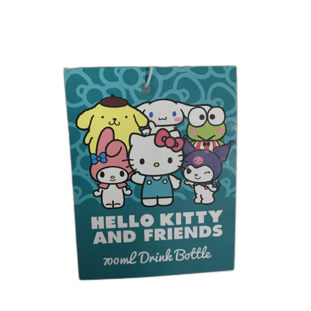 Sanrio Hello Kitty & Friends Cinnamoroll 700ml Drink Bottle & Storage Plush NEW