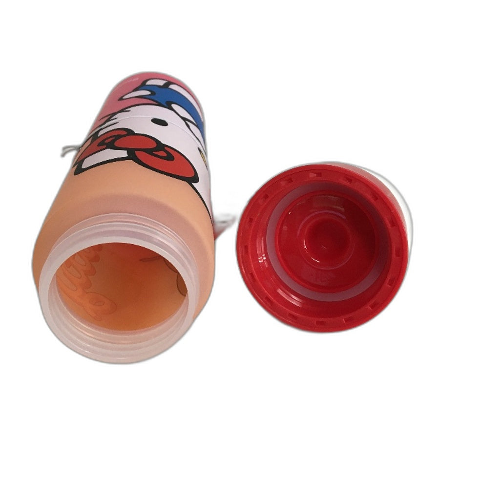 Sanrio Hello Kitty Screw Top 700ml Drink Bottle & Zip Storage Plush Toy NEW