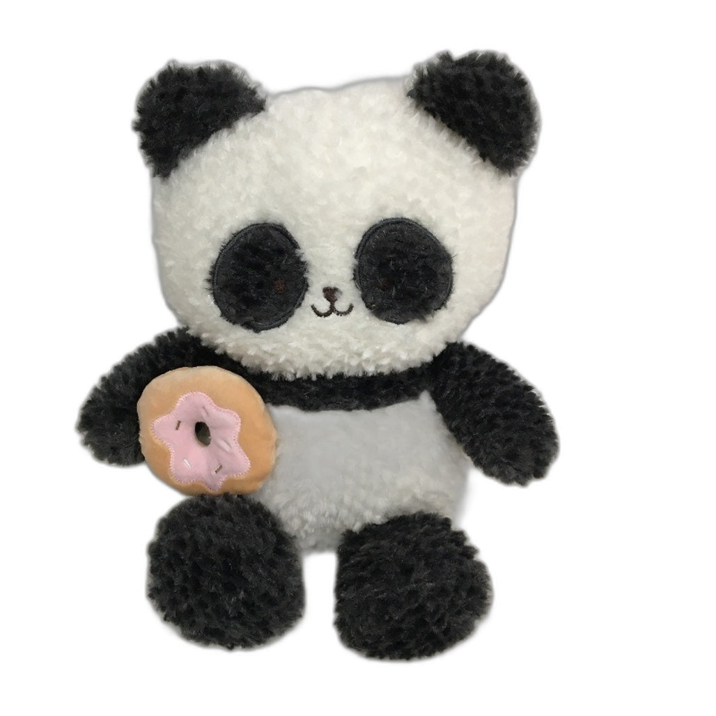 Snackables Super Soft Panda Dog & Bear 3 Piece Weighted Plush Toy Pack 30cm NEW