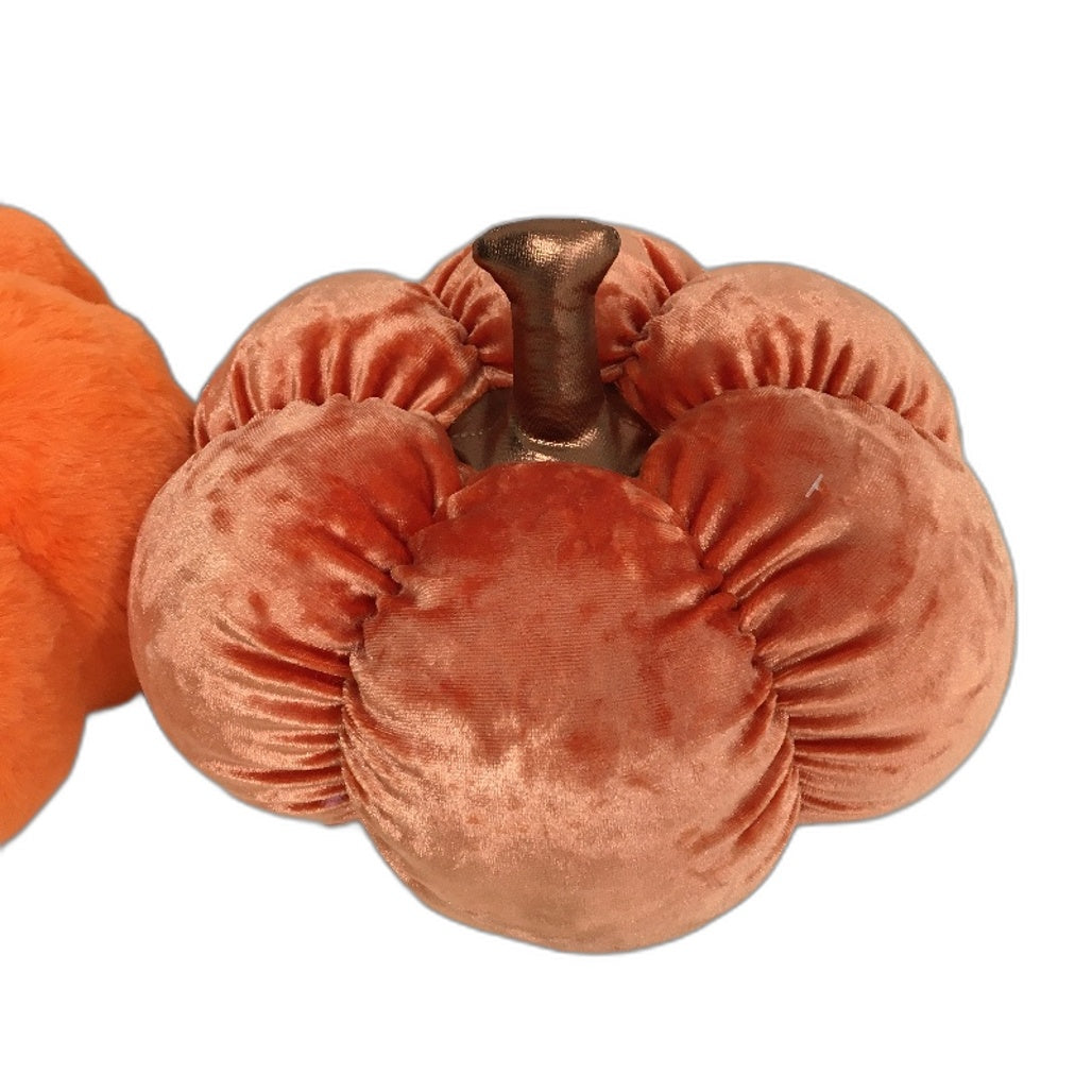 COLLECTABLE 4 Piece Various Sized & Colours Pumpkin Stuffed Toy Pack NEW