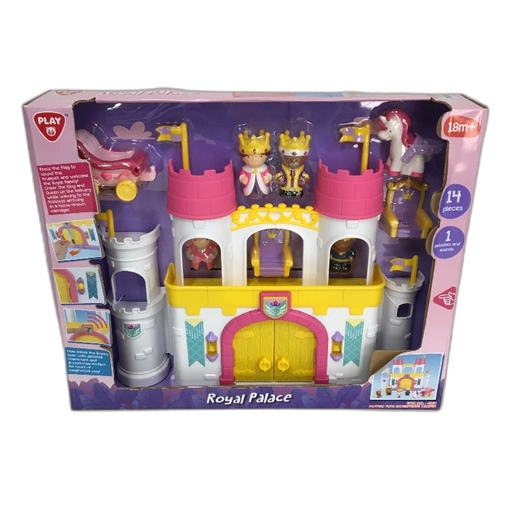 PLAYGO Royal Palace 14 Piece Lights & Sounds Musical Play Set Age 18M+ NEW