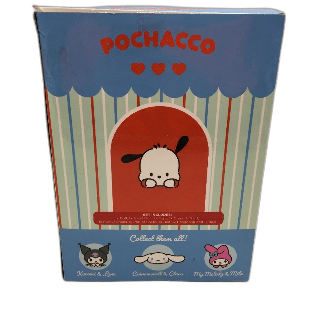 Hello Kitty & Friends Pochacco Mini Fig & Green Hair Doll Play Set Age 3+ NEW