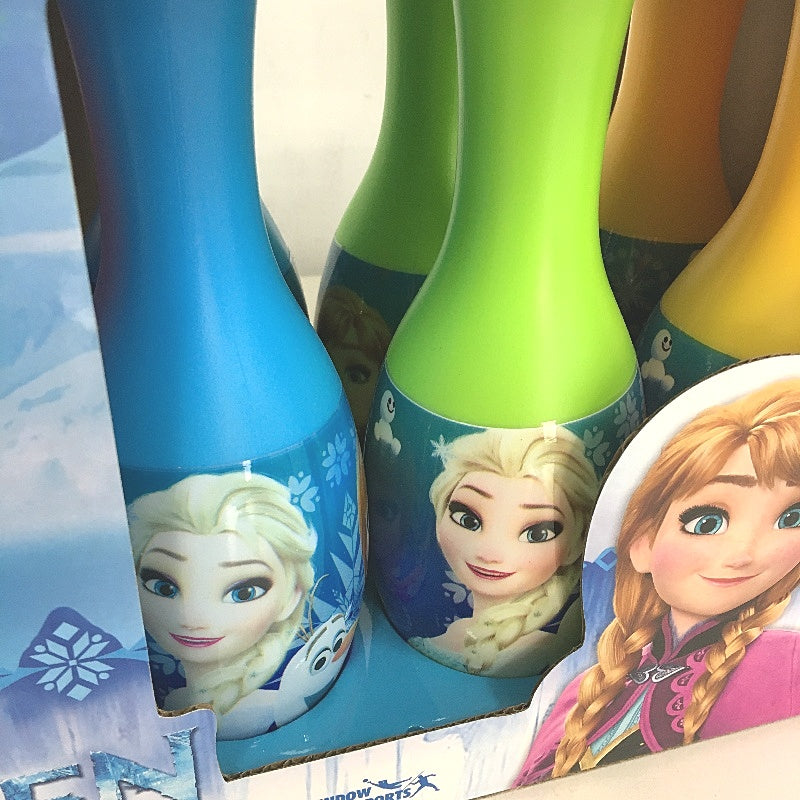 Disney Frozen Little Celebrity Fun & Easy 6 Pin Plastic Bowling Set Age 3+ NEW