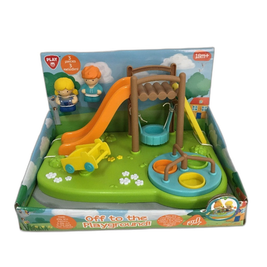 PLAYGO Off To The Playground Musical 2 Figurine Play Set Age 18M+ NEW