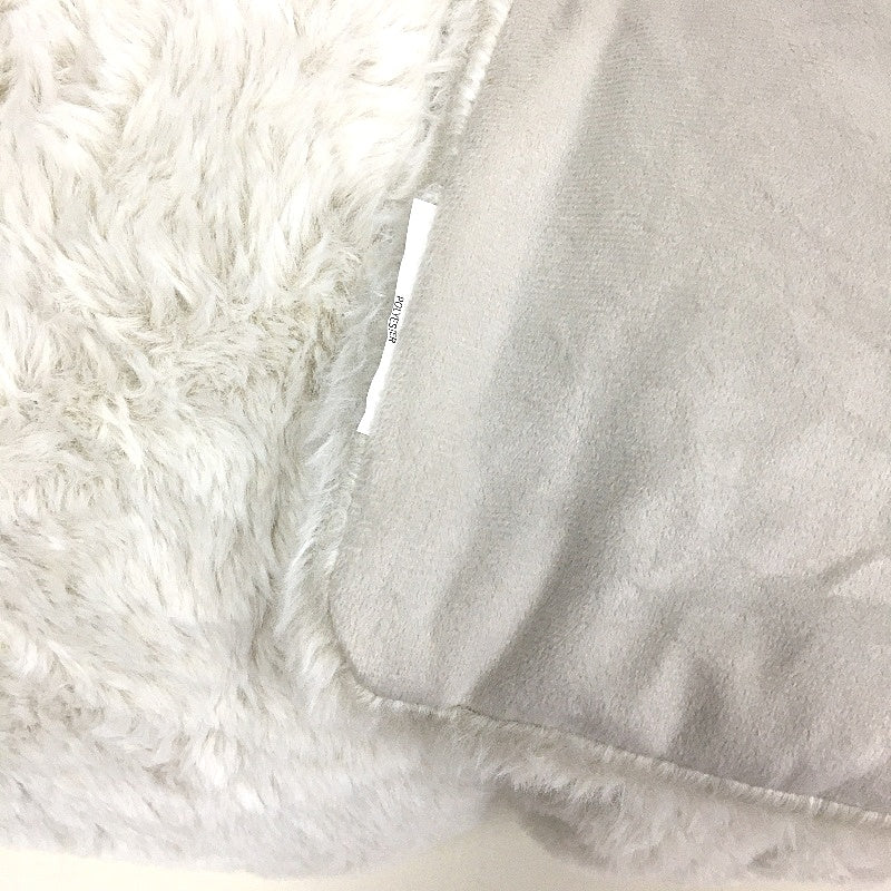Target Home Bree Faux Mink Super Soft Cream Throw Fits Queen/King 250x230cm NEW