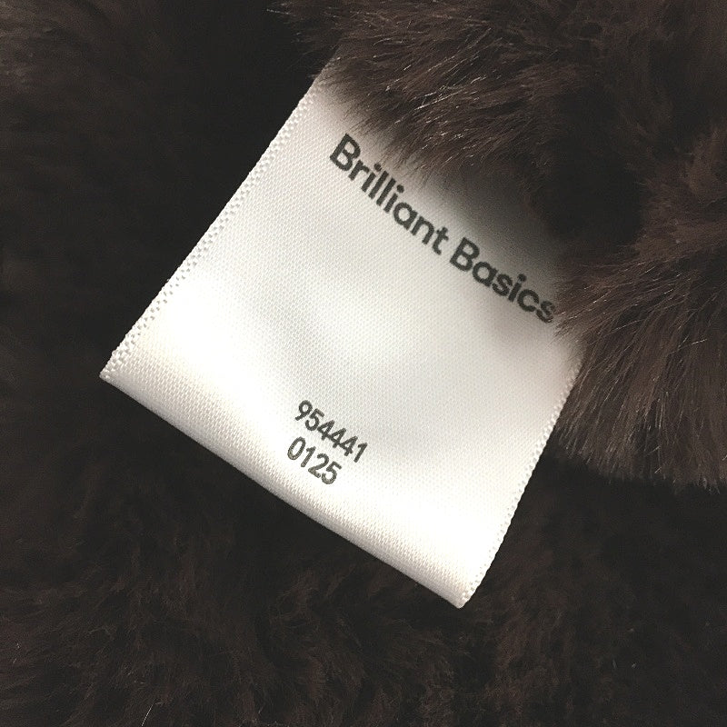 Brilliant Basics Ella Faux Fur Chocolate Brown Throw Blanket 130 x150cm NEW