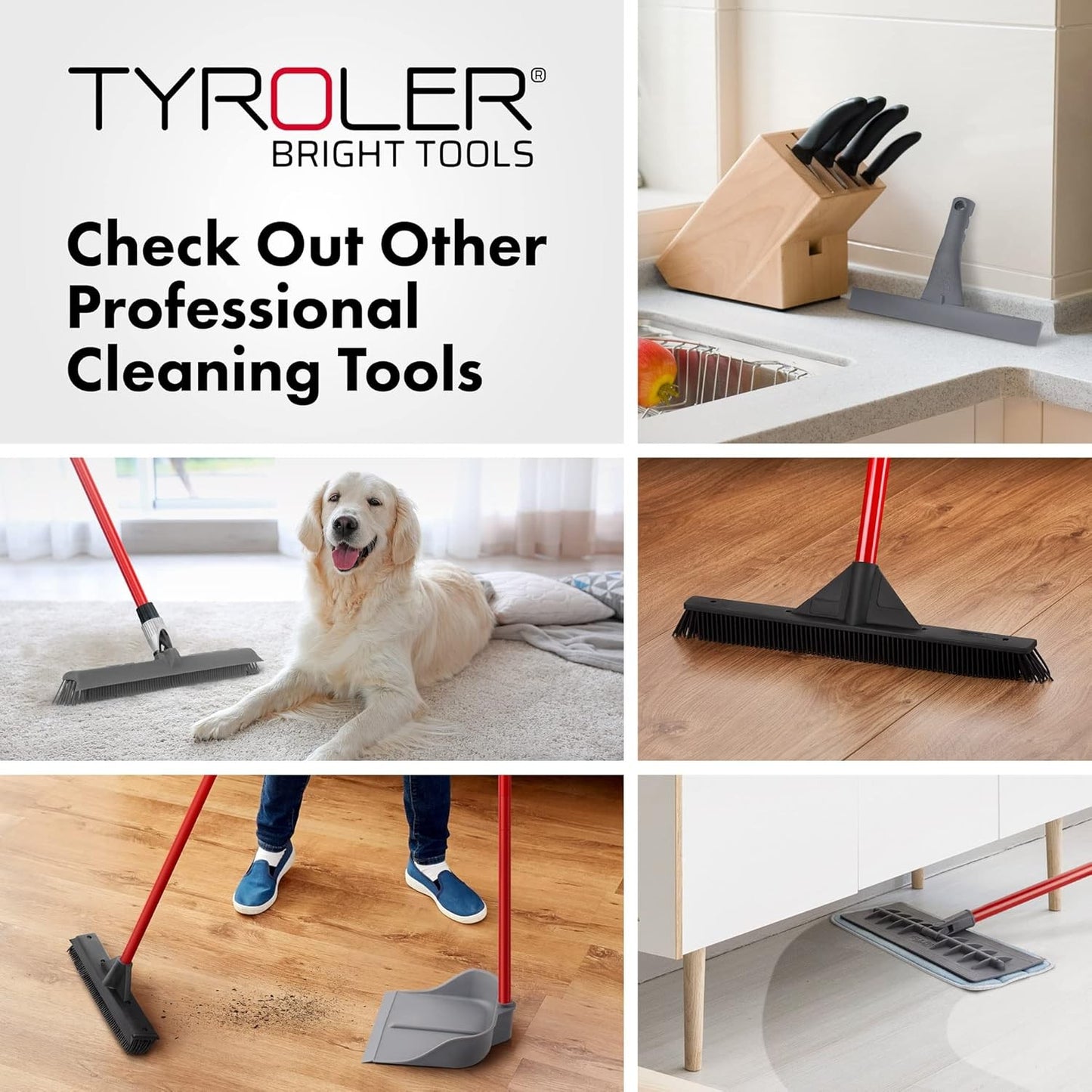 Tyroler Bright Tools D-4 AFC Magnetic Window Cleaner with Anti-Falling Rope NEW