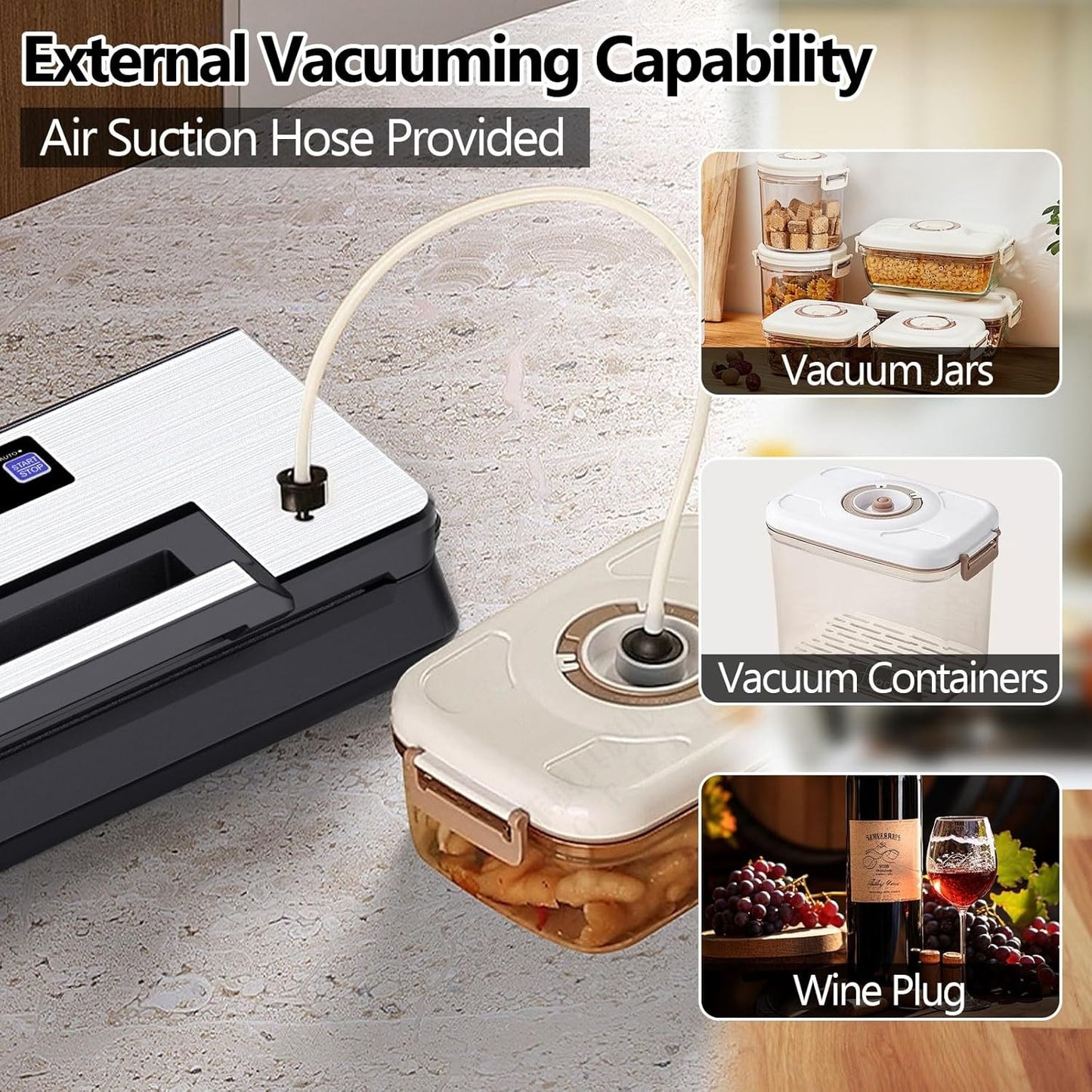 AP-28 100KPA 300mm Heavy-Duty Food Vacuum Sealer Machine with Starter Kit NEW