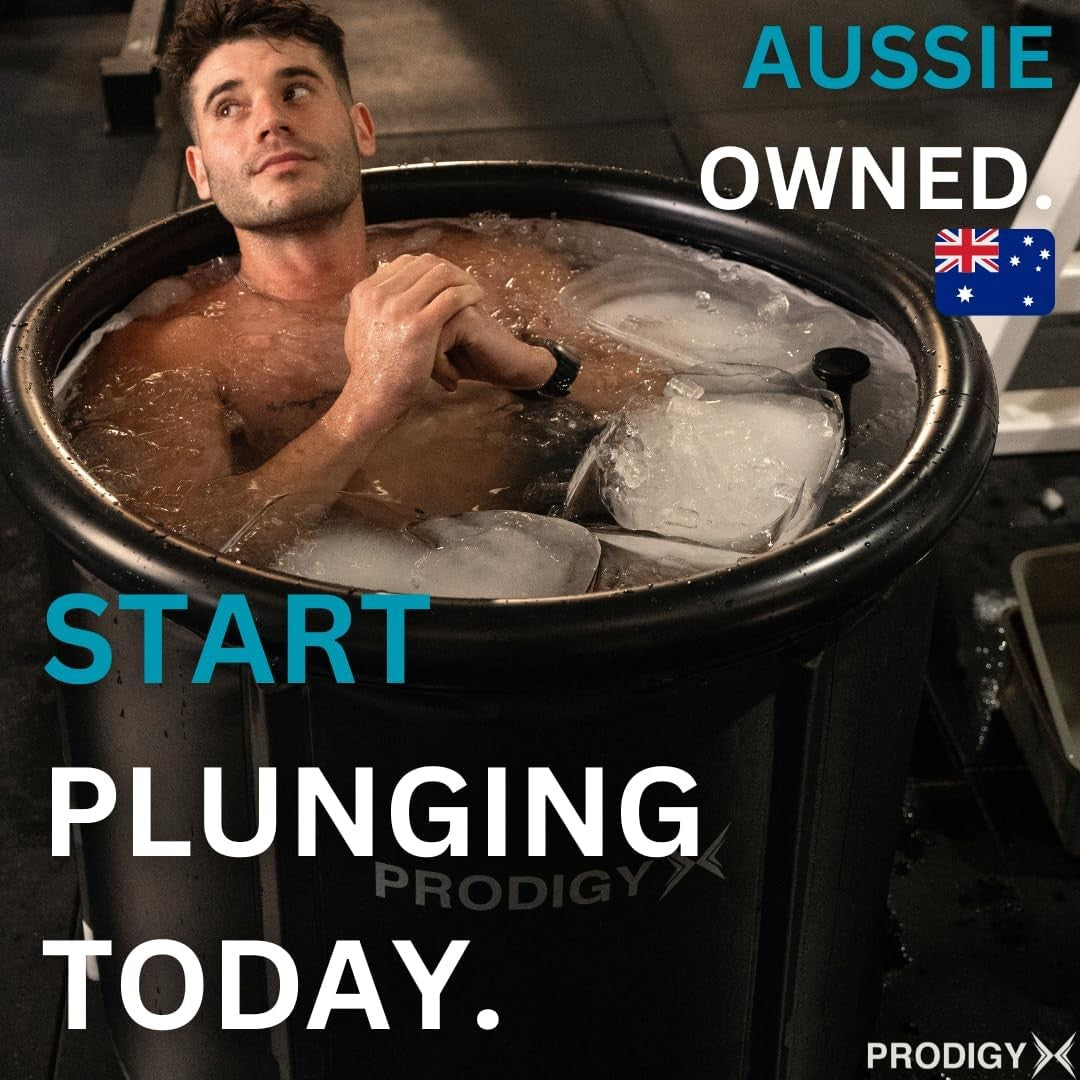 Prodigy X Portable Ice Bath Tub with Lid & Thermometer for Cold Plunge NEW