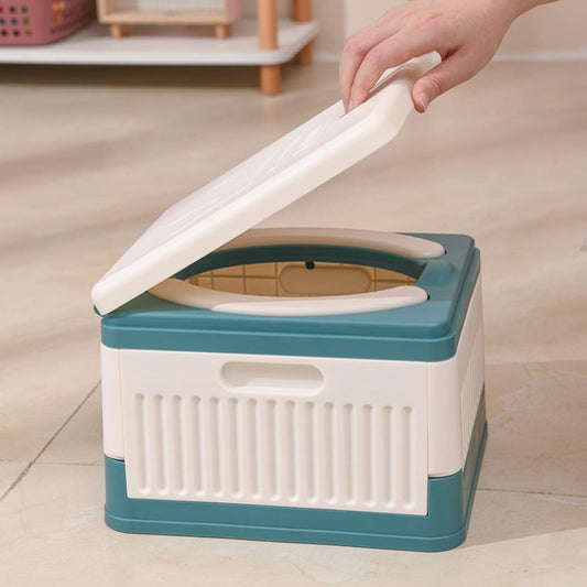 Portable Foldable Potty Seat for Toddlers with Travel Bag in Teal NEW