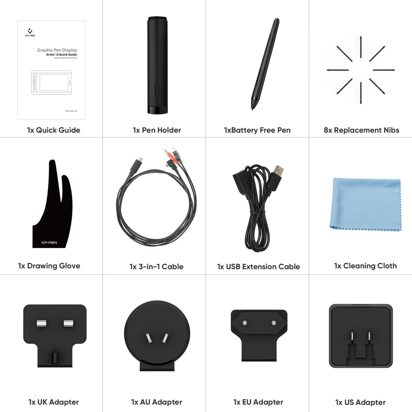 XP-Pen Artist 12 1920x1080 HD Digital Graphics Drawing Screen Tablet DEMO