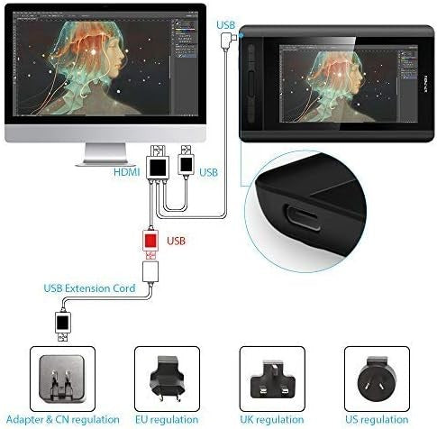 XP-Pen Artist 12 1920x1080 HD Digital Graphics Drawing Screen Tablet DEMO