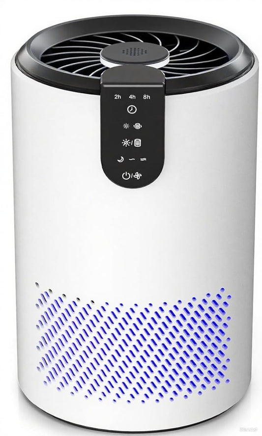 KYUKRI KJ10 HEPA Air Purifier 3-in-1 Filter Dust Smoke Odors Quiet Timer NEW