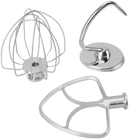 Luocute 3-Piece Stand Mixer Attachment Kit for KitchenAid with Stainless...