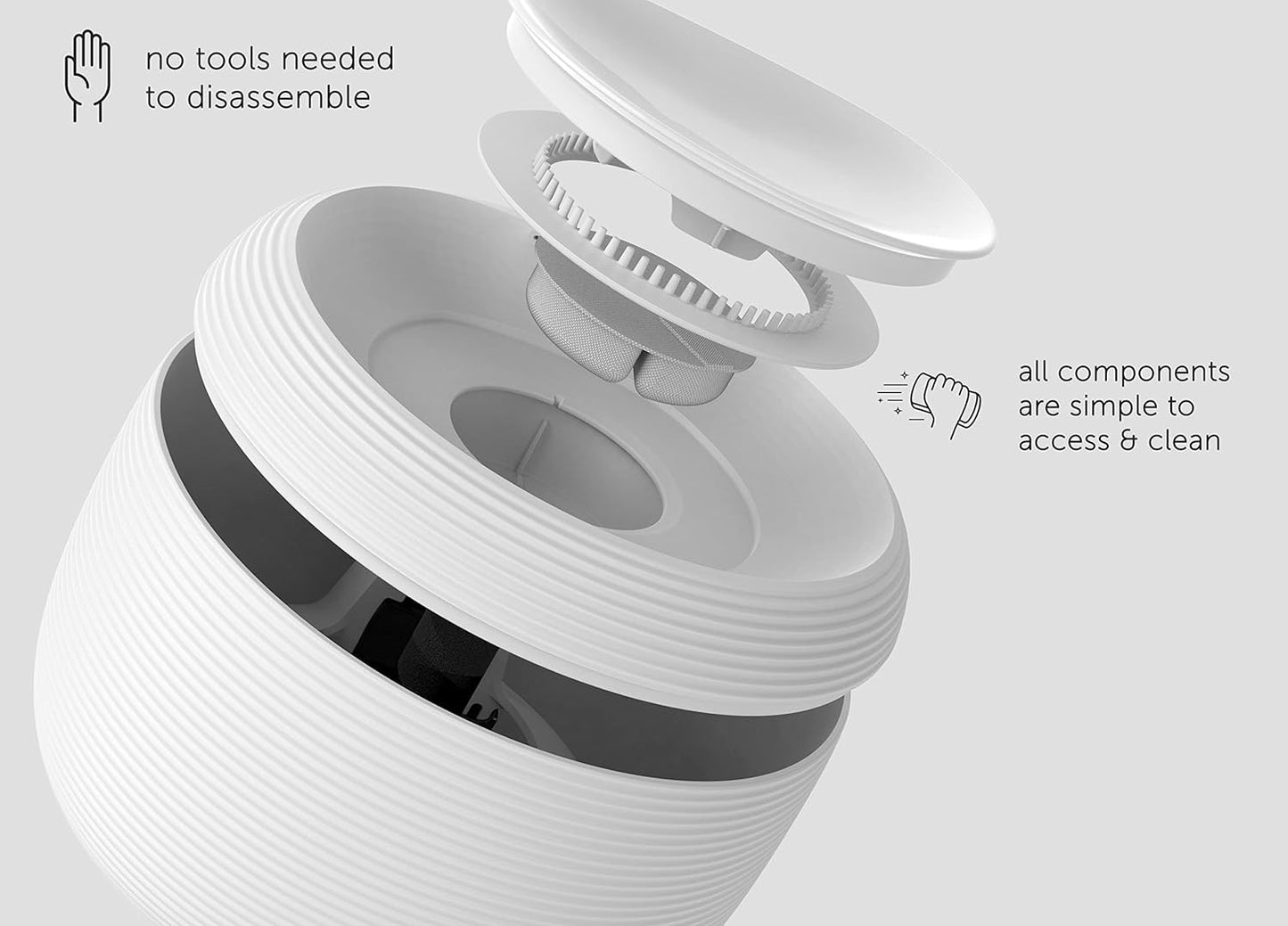 TUG Nugget Smart Pet Drinking Fountain 2.5L for Cats & Dogs