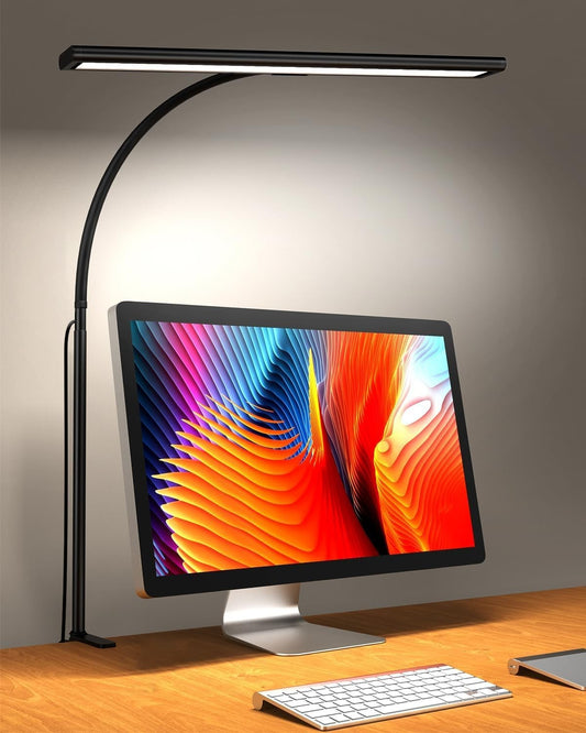 iFalarila Dimmable Desk Lamp with 3 Colors and 10 Brightness Levels