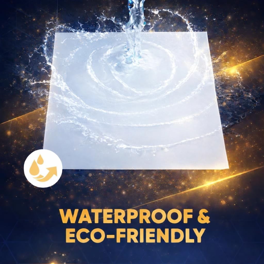 Avarrix Printable Vinyl Sticker Paper A4 Size Clear Glossy 20 Sheets