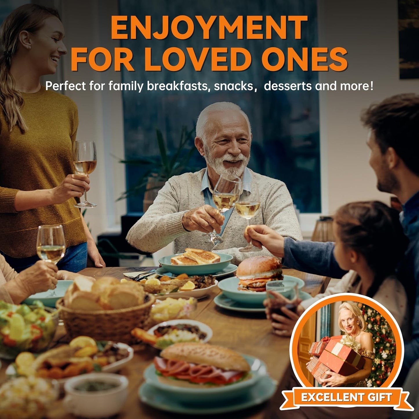 Baker's Friend Electric Panini Press Grill for 4 Slices Stainless Steel