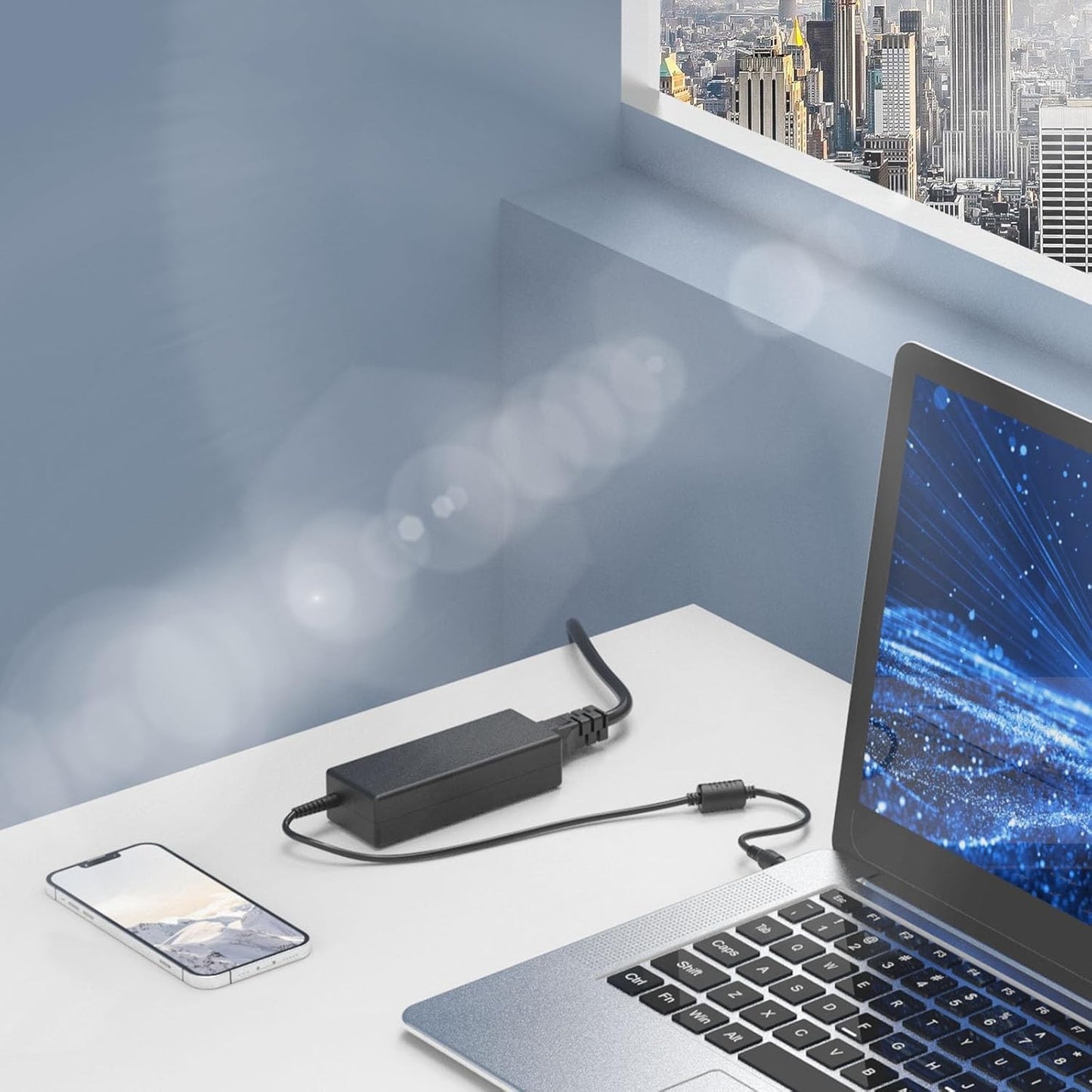 Hafiuege 65W Laptop Charger Adapter for Acer Aspire Models Black