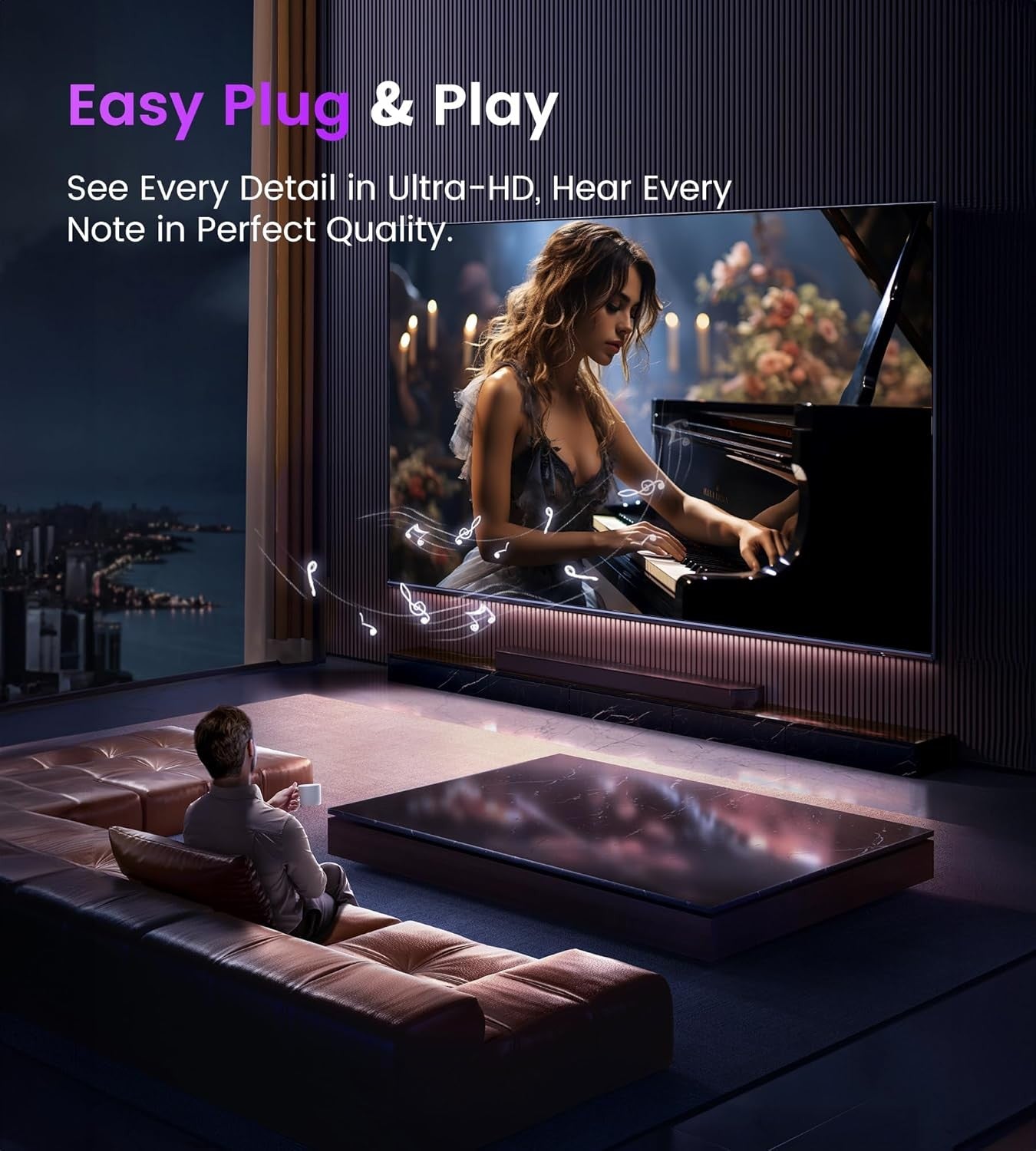 avedio links 4K@60Hz HDMI ARC Audio Extractor with Optical and AUX Output