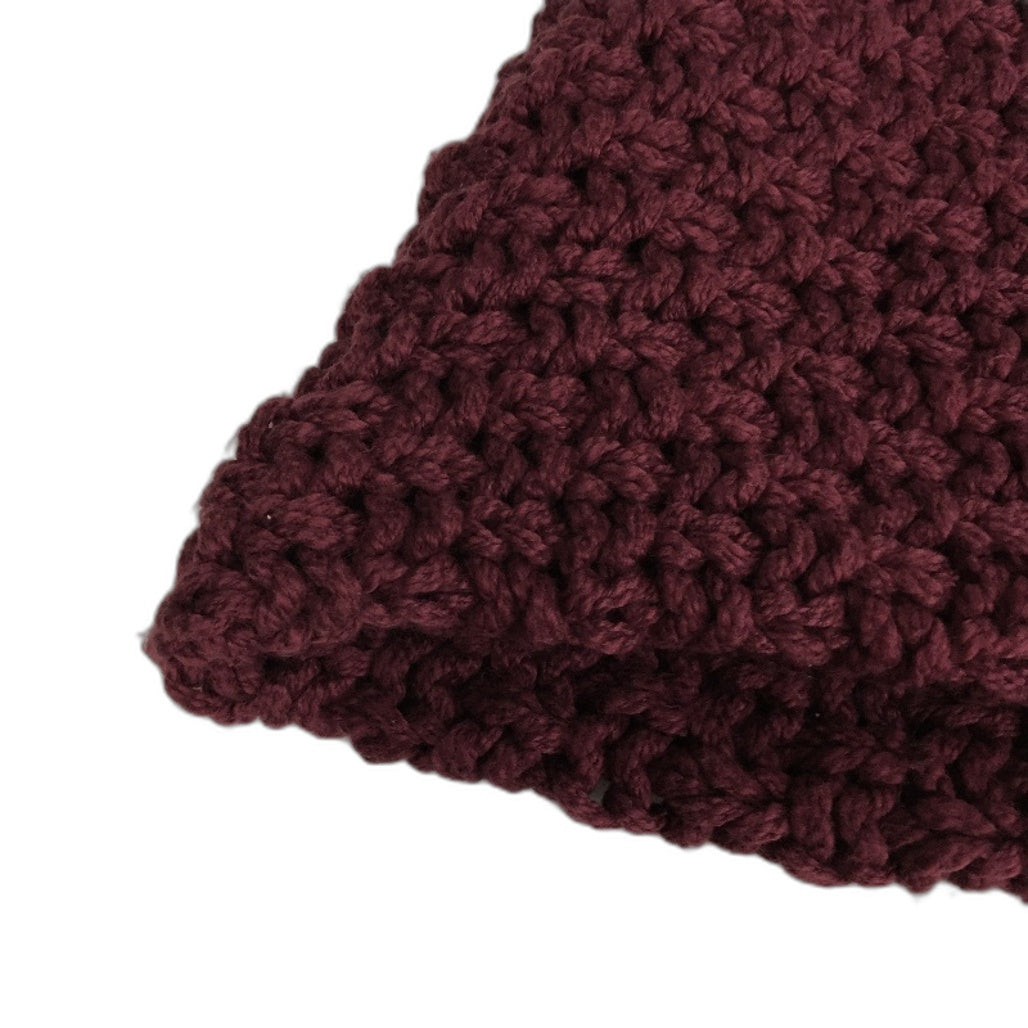 Target Dolly Mulberry Chunky Knit Throw Home Decor Blanket 130 x150cm NEW