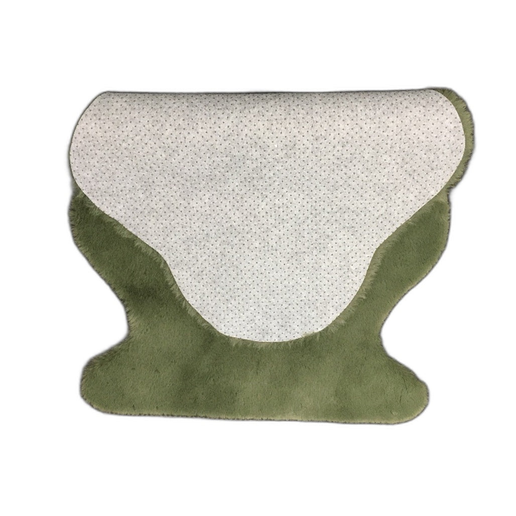 Kids Bedroom Green Faux Sheepskin Floor Rug & Large Dinosaur Stuffed Toy Set NEW