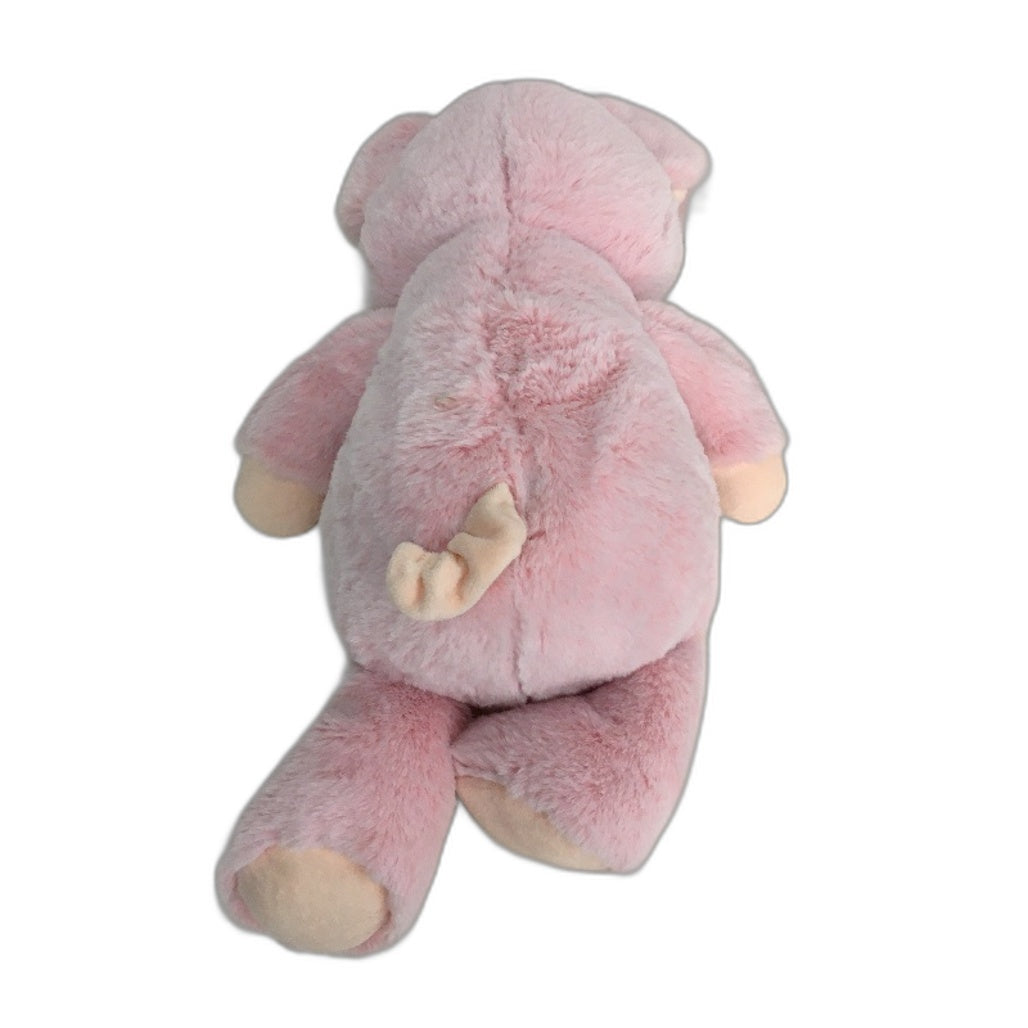 Kids Bedroom Pink Molly Knitted Throw Blanket & Large Pig Stuffed Toy Set NEW