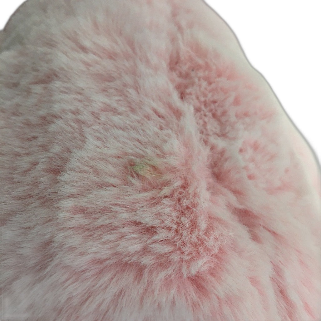 Kids Bedroom Pink Molly Knitted Throw Blanket & Large Pig Stuffed Toy Set NEW