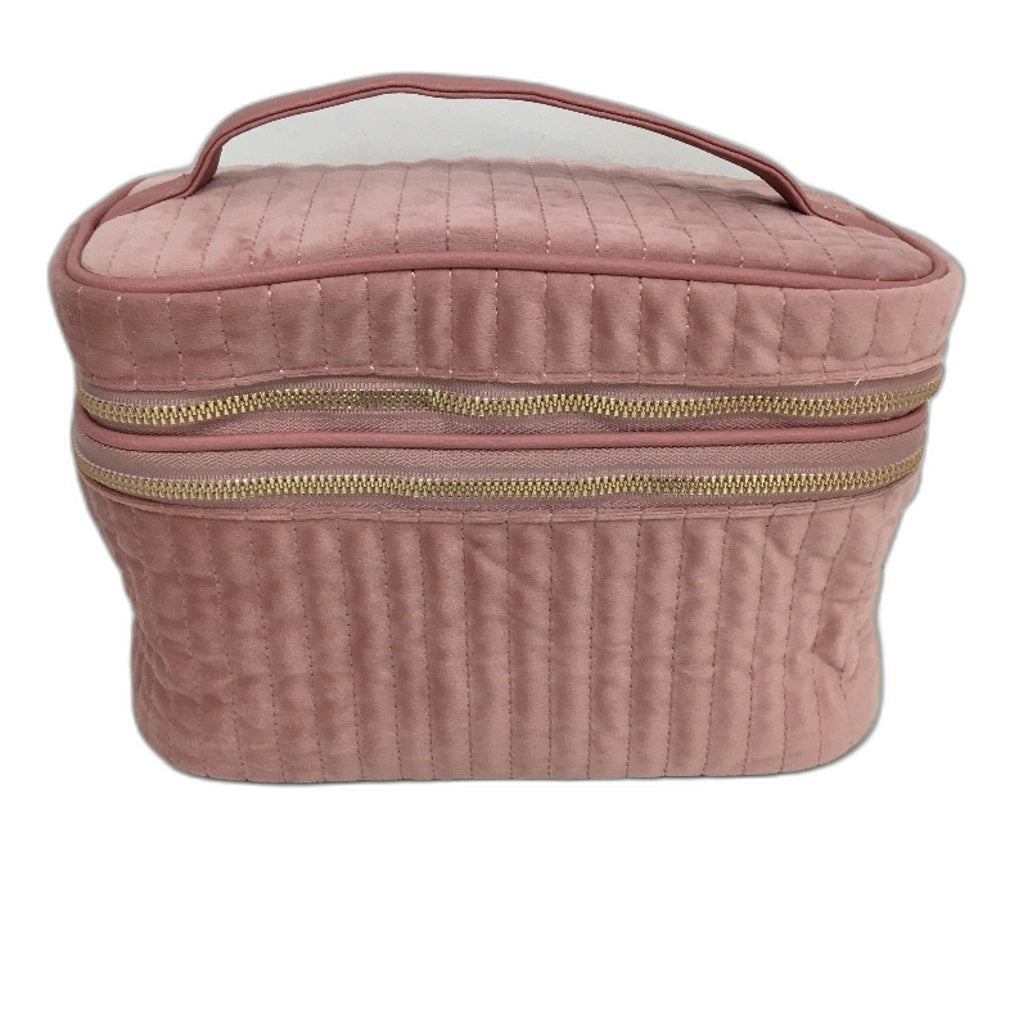 Travel Beauty Case Pink Themed Ladies 10 Piece Pamper Pack Incl Bath Pillow NEW