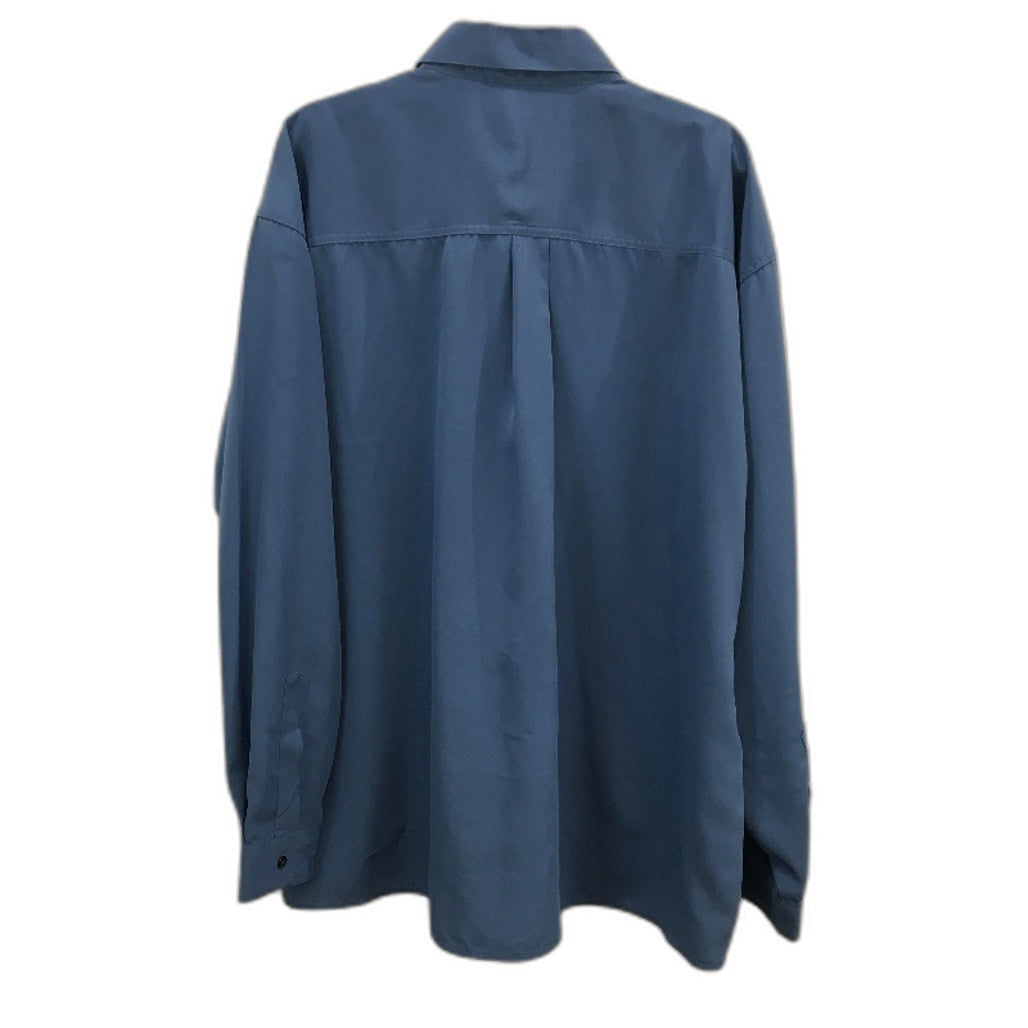 Mendoral Made In Australia Blue Long Sleeve Button Up Casual Shirt Mens Sze XXL