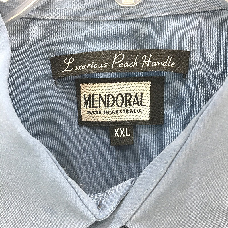 Mendoral Made In Australia Blue Long Sleeve Button Up Casual Shirt Mens Sze XXL