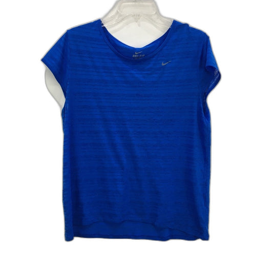 Nike Dri Fit Royal Blue Lightweight Active Wear T-Shirt Top Ladies Size Large