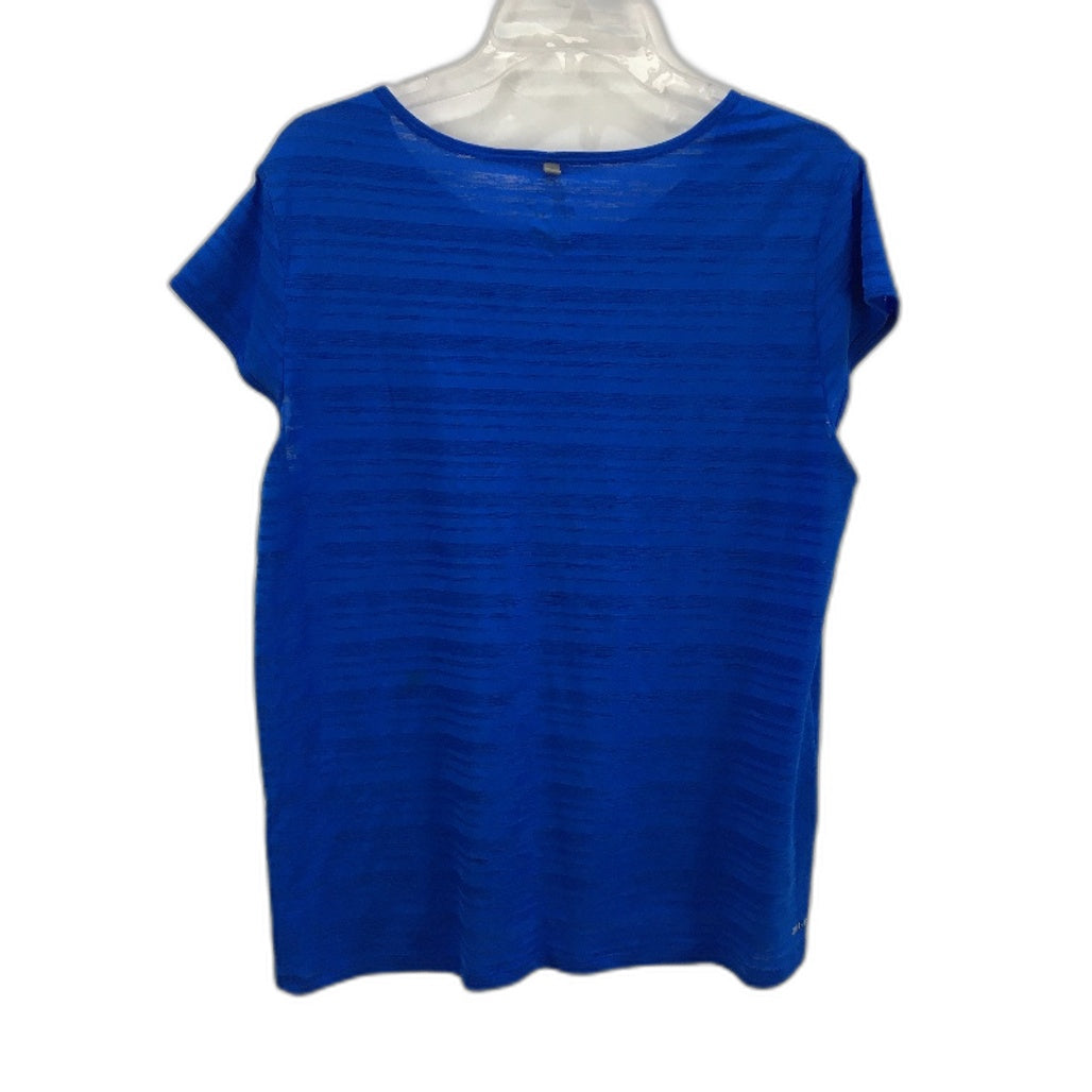 Nike Dri Fit Royal Blue Lightweight Active Wear T-Shirt Top Ladies Size Large
