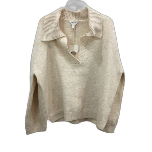 Subtitled Off White Oat Avari Knit Lounge Polo Jumper Ladies Size Large NEW