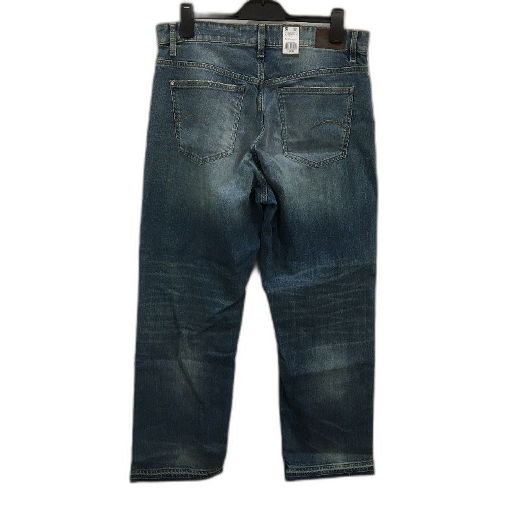 G-Star Raw Tedie Ultra High Straight Button Fly Faded Jeans Ladies W33 L34 NEW