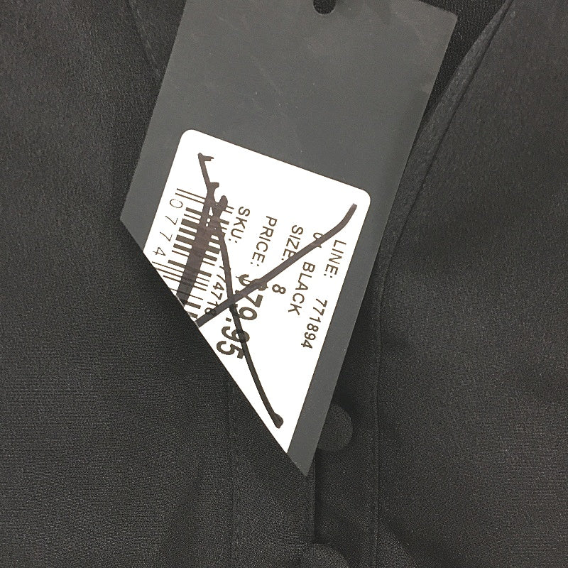 Portmans Black Button Up Lightweight Short Sleeve Blouse Ladies Size 8 NEW