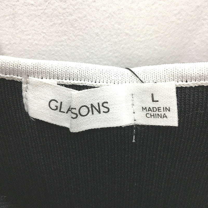 Glassons Black Ribbed Sleeveless Cut Out Waist Knit Long Dress Womens Size S NEW