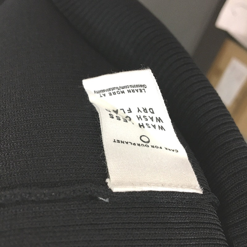 Glassons Black Ribbed Sleeveless Cut Out Waist Knit Long Dress Womens Size S NEW