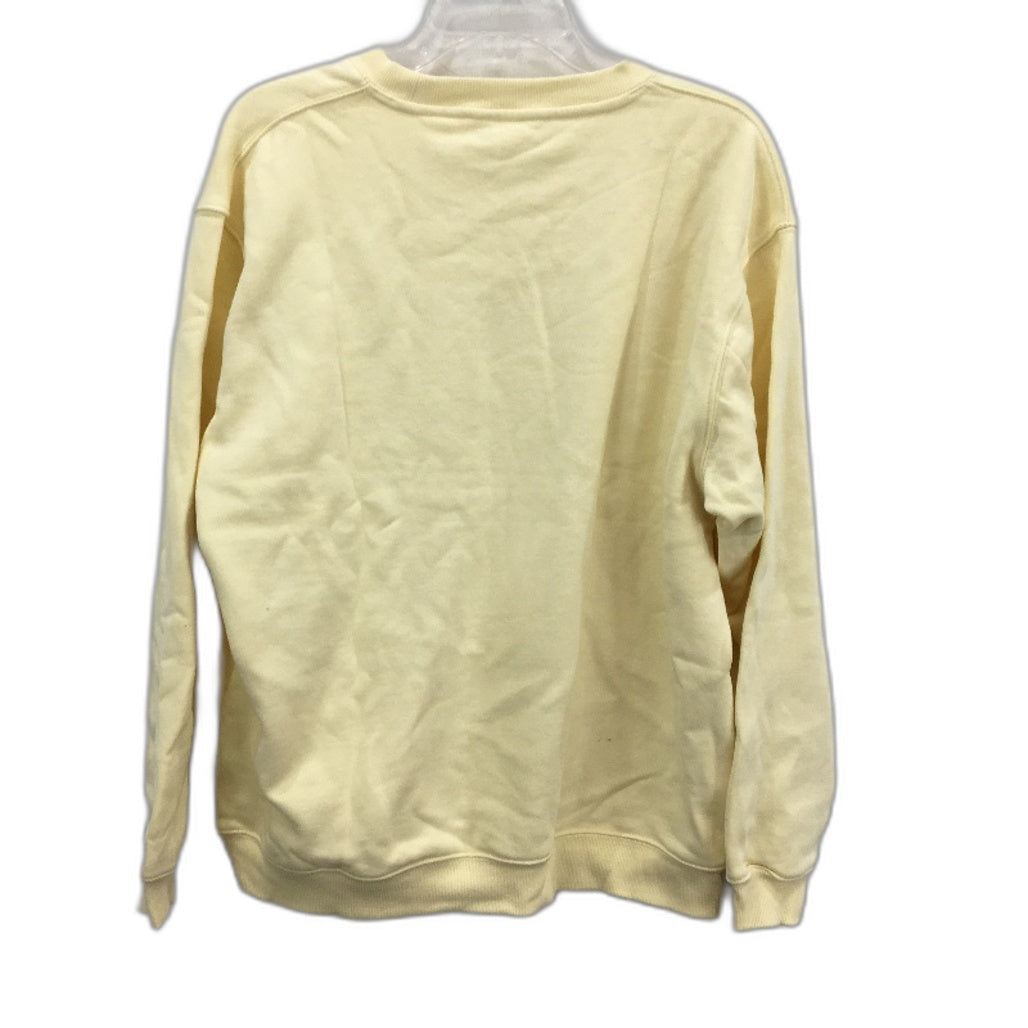 Subtitled Originals Lemon Yellow Crew Neck Oversized Jumper Ladies XS NEW